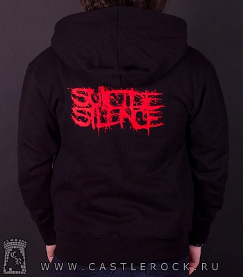 балахон на молнии suicide silence "88"