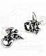 серьги alchemy gothic (алхимия готик) e279 whitby wyrm
