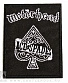 нашивка термо motorhead "ace of spades" (вышивка)