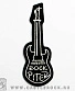 нашивка термо гитара "rock piter" (вышивка)