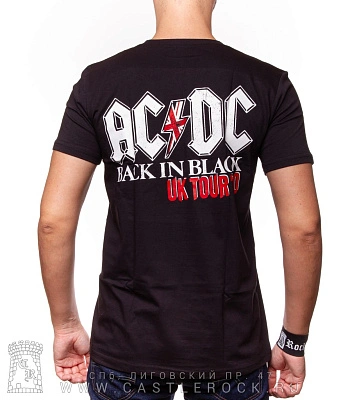 футболка ac/dc "hell's bells 1980 back in black"
