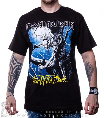футболка iron maiden "fear of the dark"