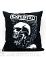 подушка декоративная exploited (лого ч/б)
