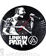 часы настенные винил linkin park