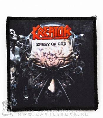 нашивка kreator "enemy of god"