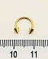 Циркуляр Сталь с Шипами Золотистый 1,2 х 8 х 3/3
