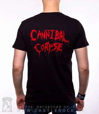 футболка cannibal corpse "the bleeding"