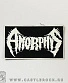 нашивка amorphis (лого белое, широкая)