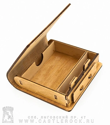 портсигар деревянный король и шут "продавец кошмаров"