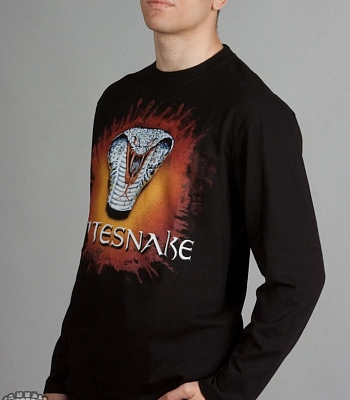 футболка whitesnake (кобра) д/р