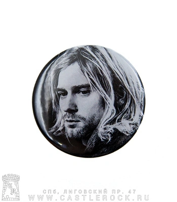 значок nirvana kurt cobain