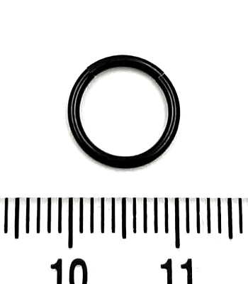 Сегментное Кольцо Сталь Черное 1,2 х 8