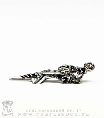 кольцо-коготь скорпион (стразы)