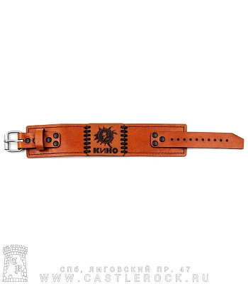 браслет кожаный с гравировкой кино в. цой