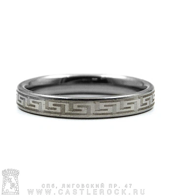 кольцо стальное меандр (узкое)