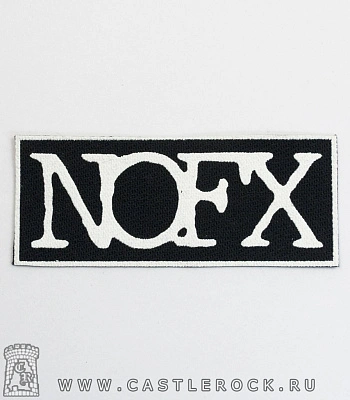 нашивка nofx (лого белое)
