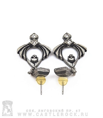 серьги alchemy gothic (алхимия готик) e306 incy
