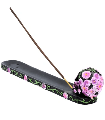 подставка под благовония череп santa muerte