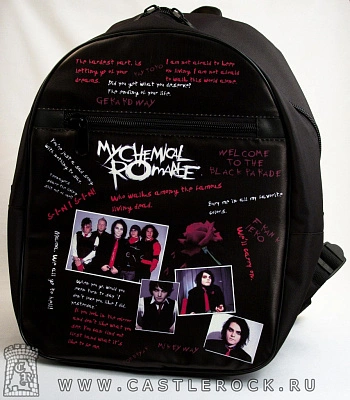 рюкзак my chemical romance (коллаж)