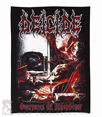 нашивка на спину deicide "overtures of blasphemy"