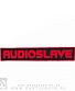 нашивка audioslave (надпись красная, узкая)