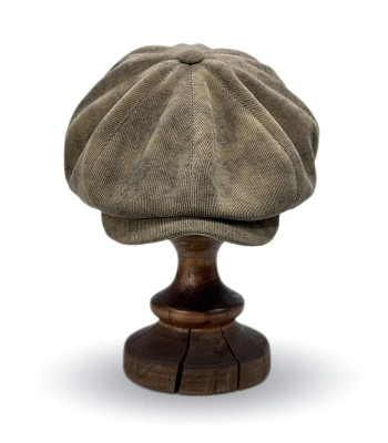 кепка восьмиклинка classic velveteen (бежевая)