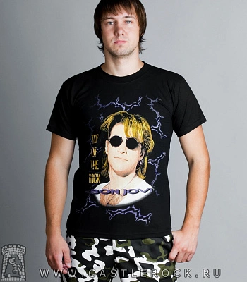 футболка bon jovi "top of the rock"