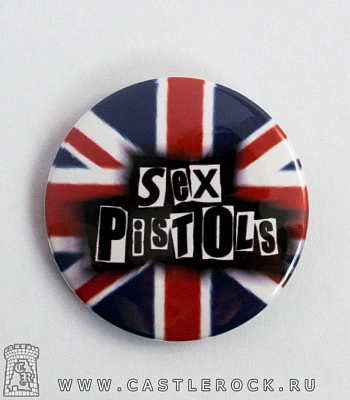 значок sex pistols (лого, флаг великобритании)
