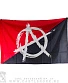 флаг anarchy анархия (черно-красный)