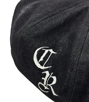 кепка восьмиклинка castle rock denim (черная)