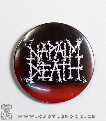 магнит круглый napalm death (лого)