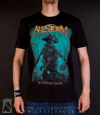 футболка alestorm "no grave but the sea"
