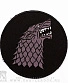 нашивка game of thrones герб старков (игра престолов, волк, вышивка)