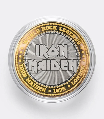 монета сувенирная малая iron maiden