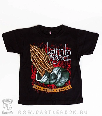 футболка детская lamb of god "pran for the leansing"