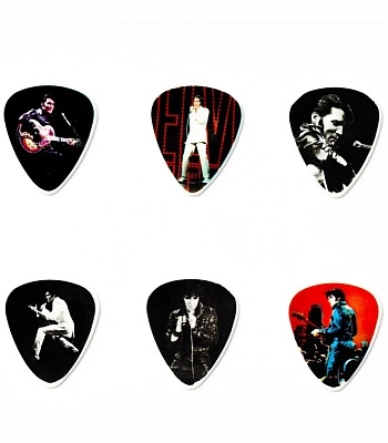 набор медиаторов elvis presley "68 special" (6 шт.) eppt02