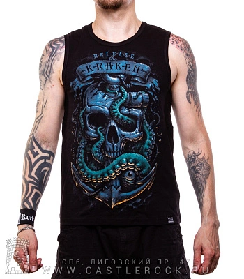 майка кракен "release the kraken" (светится)