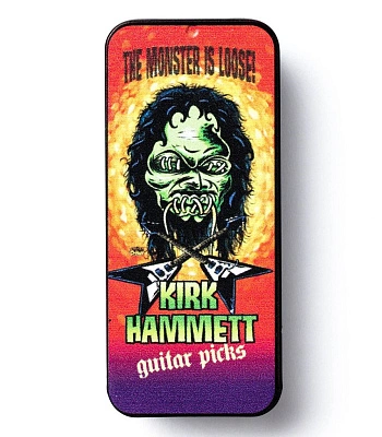 набор медиаторов metallica kirk hammett "the monster is loose!" (6 шт., 0,88 мм) kh01t088