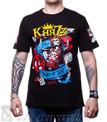 футболка княzz "punks not dead"