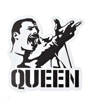 наклейка виниловая queen freddie mercury