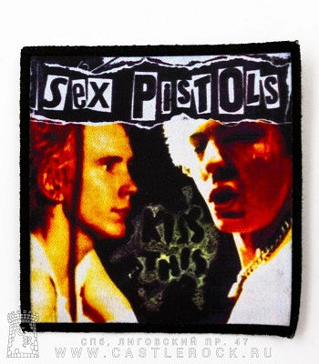 нашивка sex pistols "kiss this"