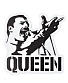 наклейка виниловая queen freddie mercury