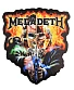 наклейка виниловая megadeth vic rattlehead