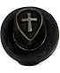 шляпа фетровая jack stone cross (крест, черная)