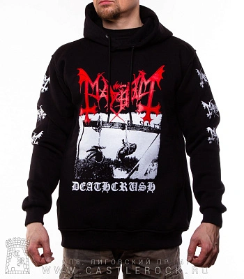 балахон mayhem "deathcrush" (принт большой)