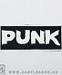 нашивка punk (белая надпись)