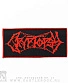 нашивка cryptopsy (надпись красная)