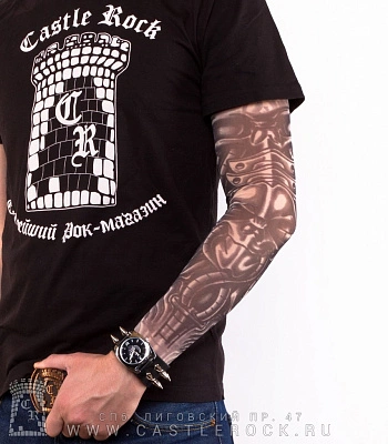 тату рукав демон