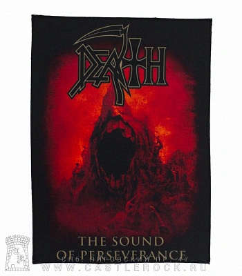 нашивка на спину death "the sound of perseverance"