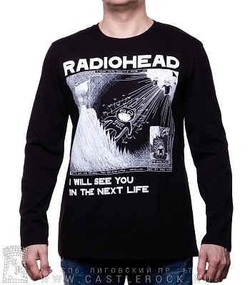 футболка radiohead "i will see you in the next life" д/р